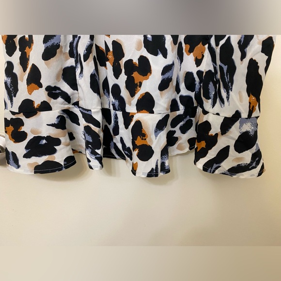 SHEIN CURVE Leopard print mini dress - Picture 2 of 6
